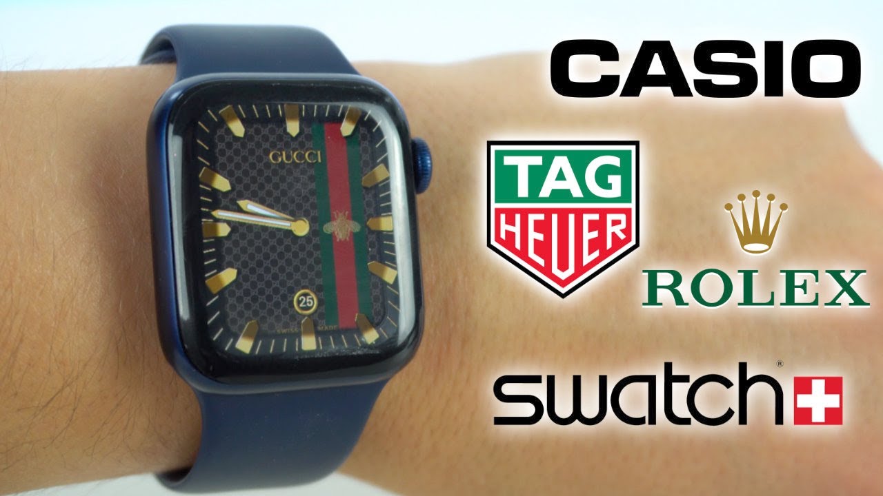 Настройте свои Apple Watch как Rolex, Casio, Gucci ⌚️