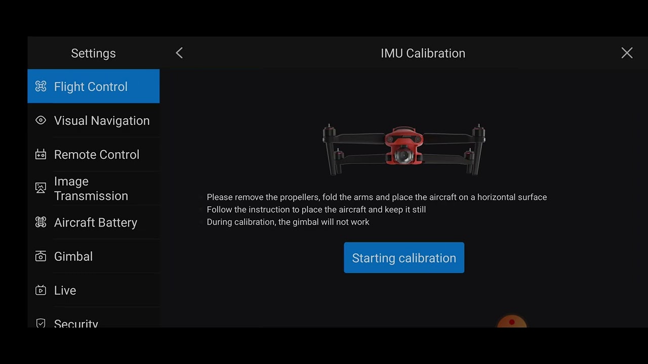 Приложение Autel Explorer. Настройки. Вкладка Flight Control