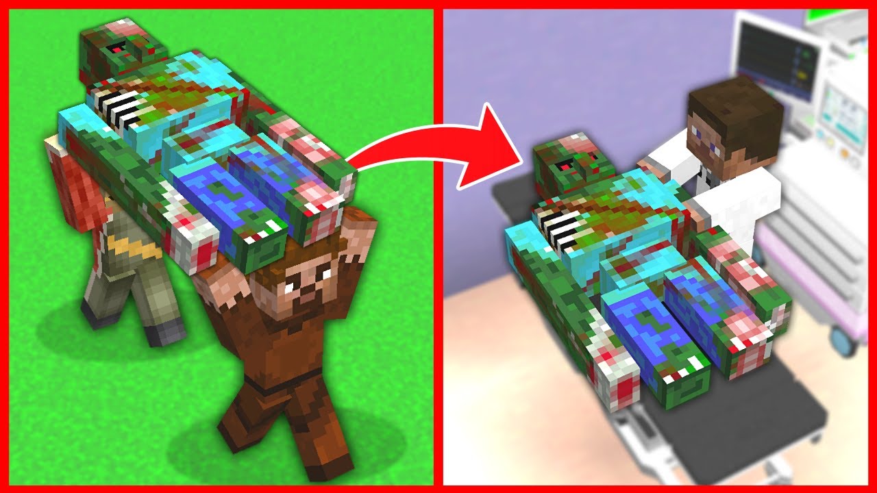 ZOMBİ KRAL YARALANDI, DOKTOR AMELİYAT EDİYOR! 😱 - Minecraft
