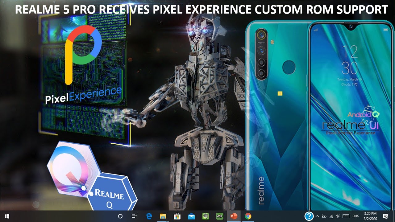 REALME 5 PRO RECEIVES PIXEL EXPERIENCE CUSTOM ROM SUPPORT