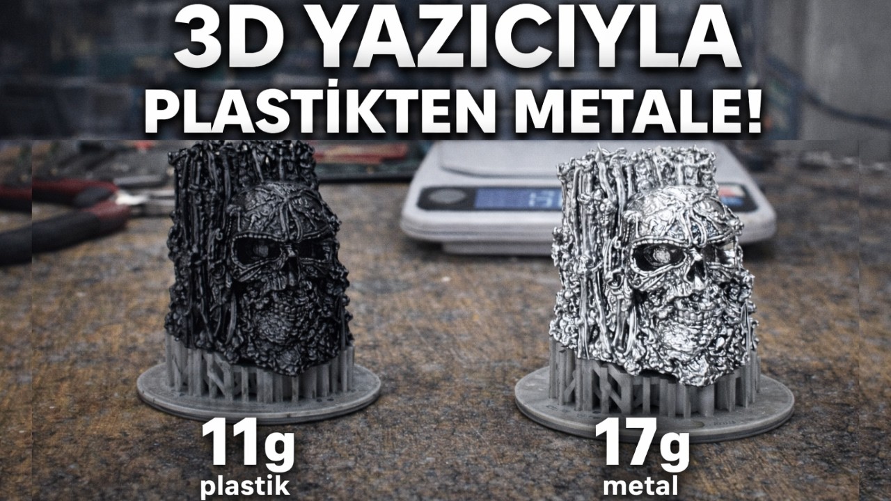 3D Yazıcıdan Çıkan Parça Nasıl Metal Kaplanır? | Bakır + Nikel Kaplama