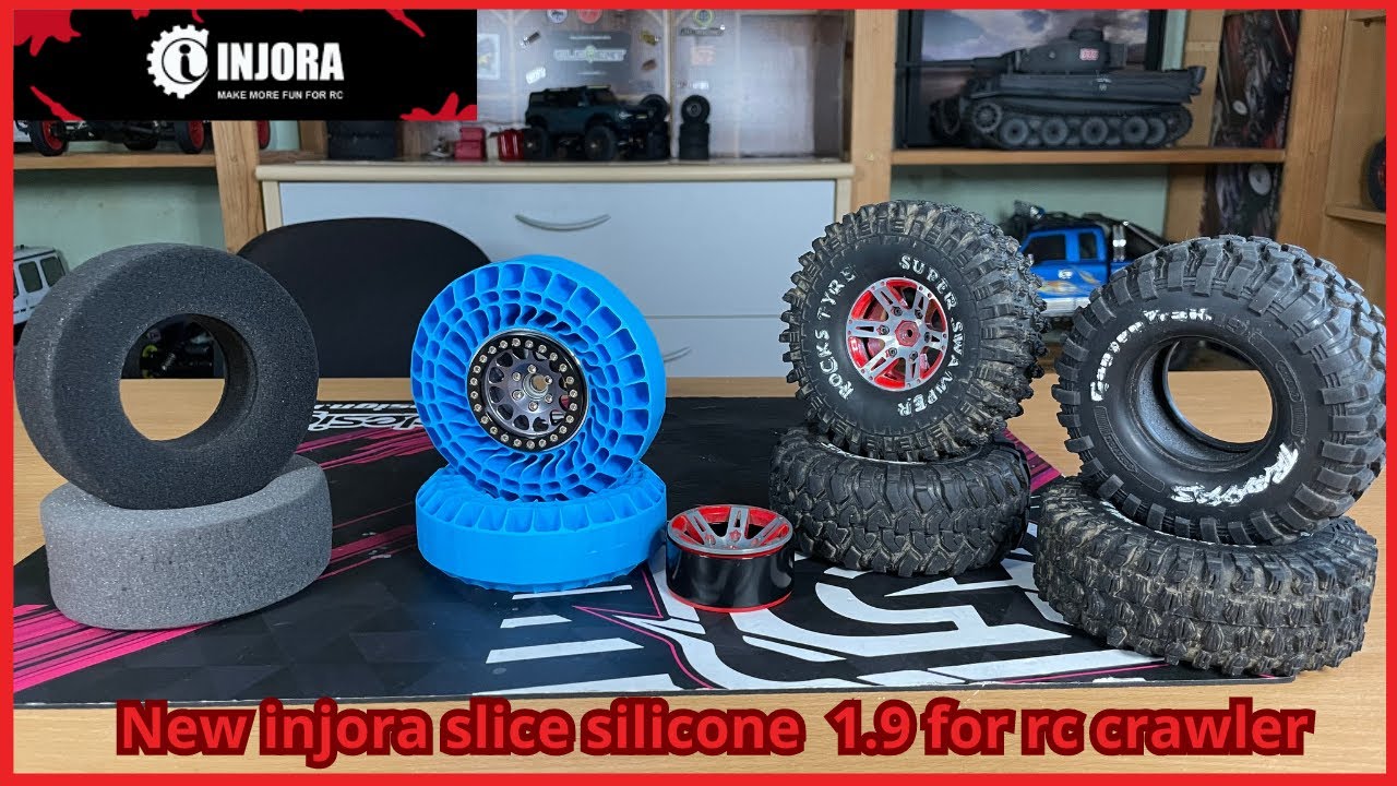 New injora slice silicone insert 1.9 pour rc crawler. Visualisation.