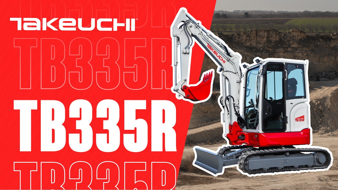 Miniescavatore Round TB335R Takeuchi®