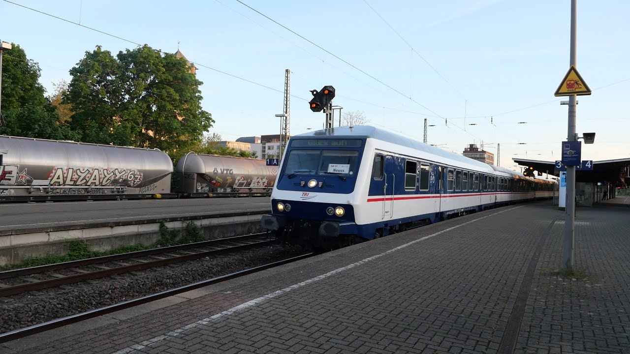 Züge in Neuss HBF (FULL HD)