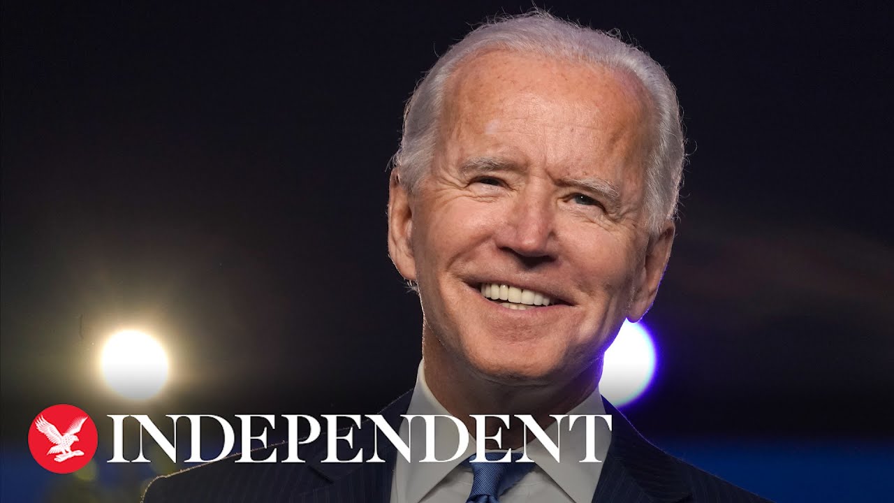 Live: Joe Biden gives victory speech