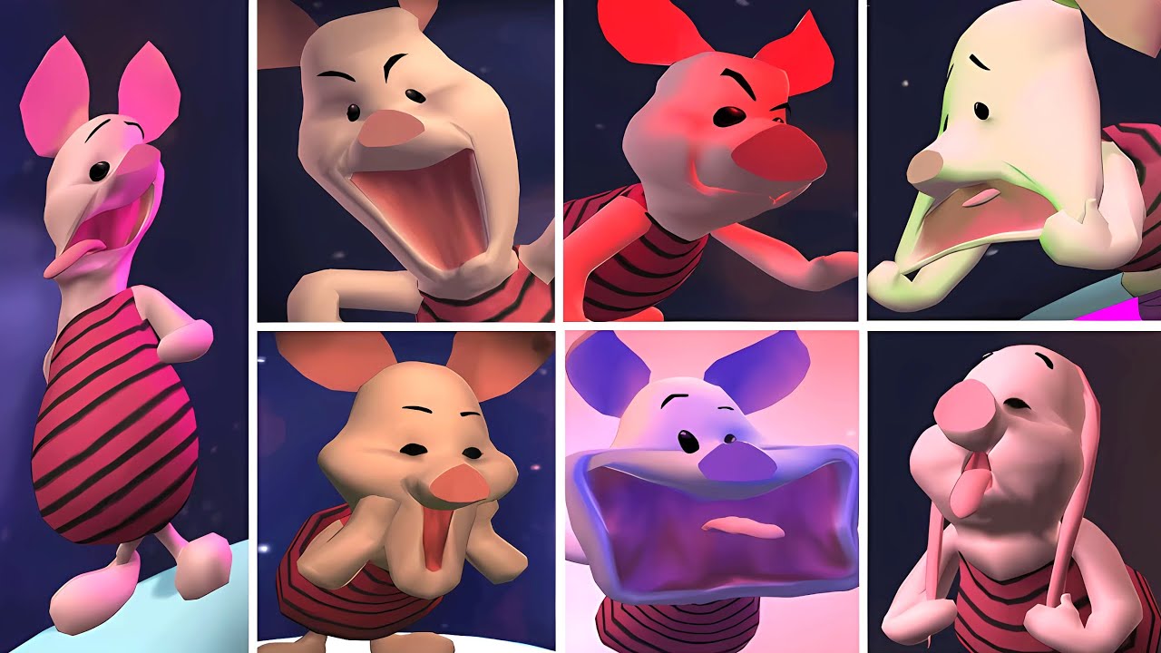Piglet's Big Game All Scary Faces (PS2)