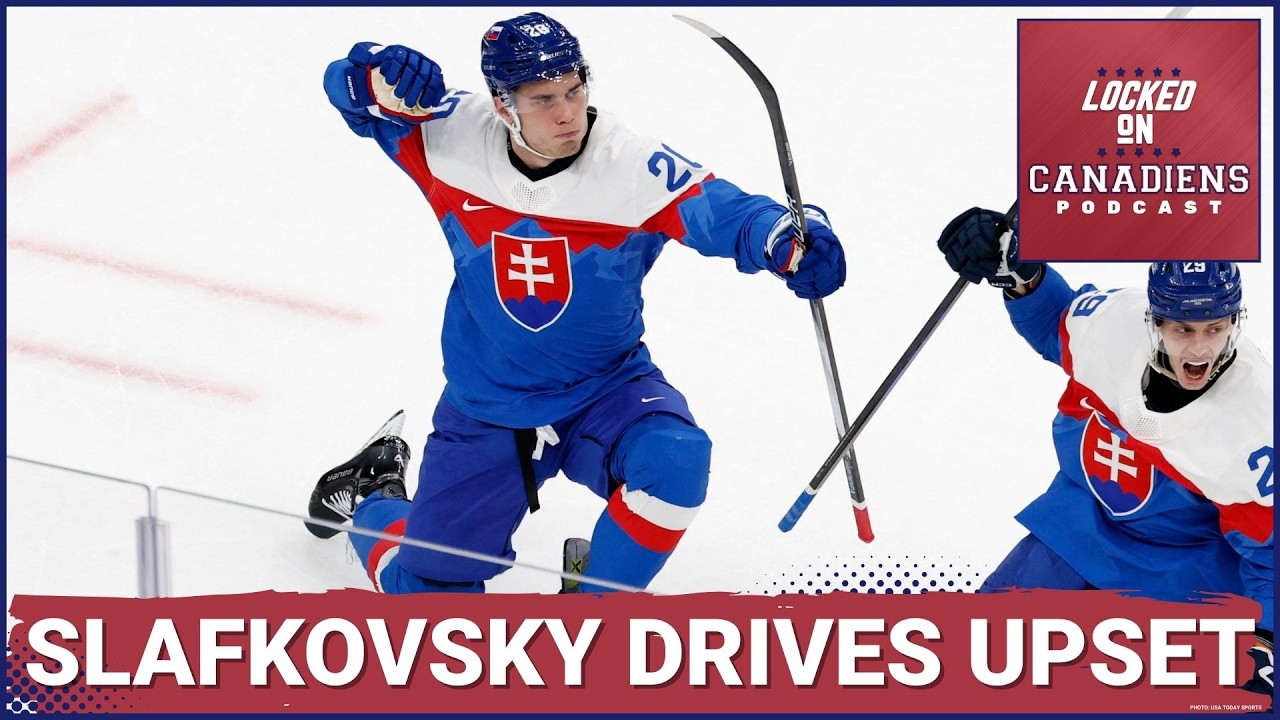 CANADIENS STAR RISES: Juraj Slafkovsky POWERS Slovakia Past Finland in Group B Olympic SHOCKER