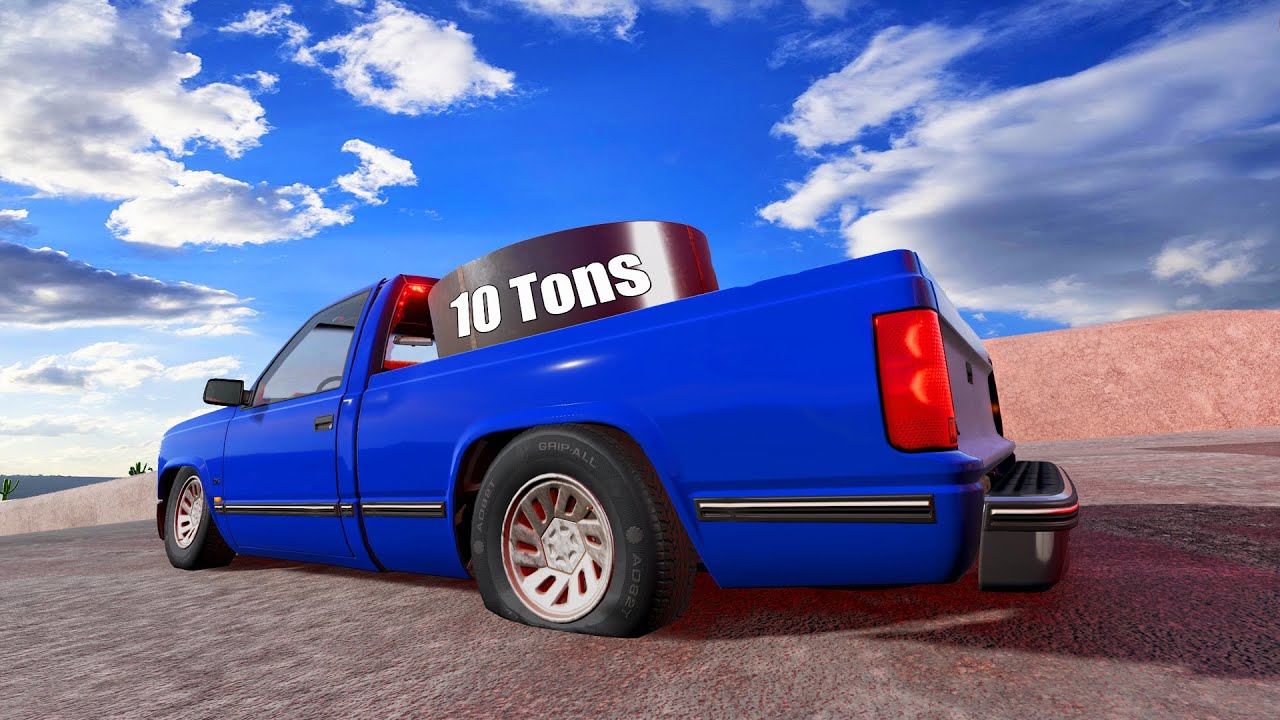WILL IT SURVIVE? ✅ Overloaded Car TEST ✅ BeamNG DRIVE