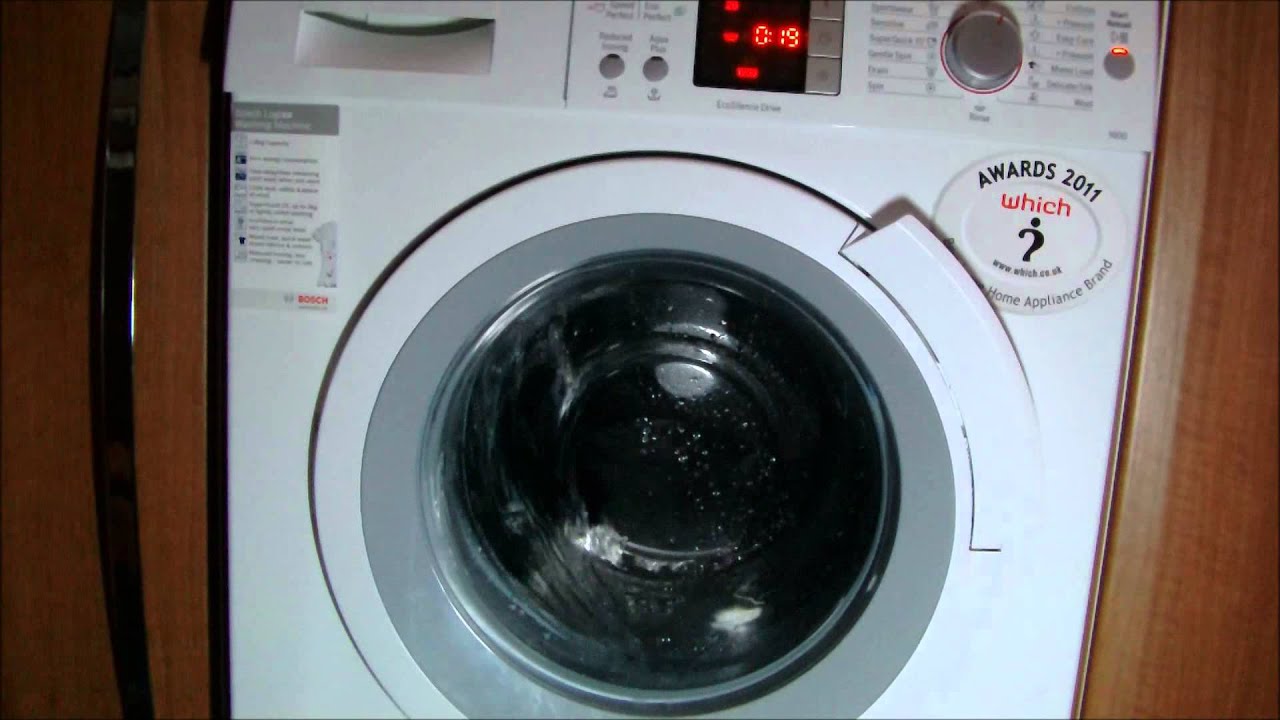 Bosch Logixx WAS32461GB washing machine: Cotton 20 Standard Mini Load