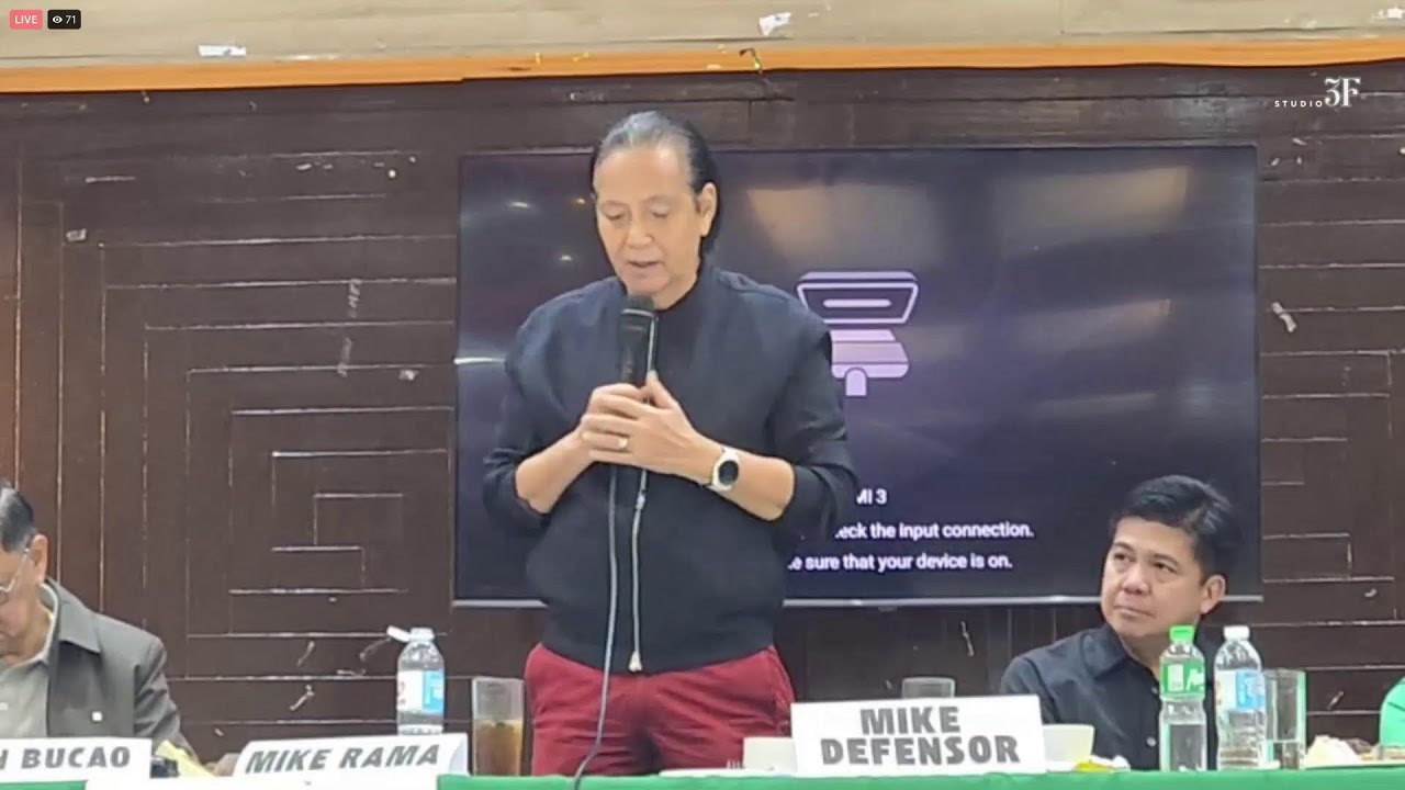 FORMER CONGRESSMAN MIKE DEFENSOR LIVE WITH STP CEBU