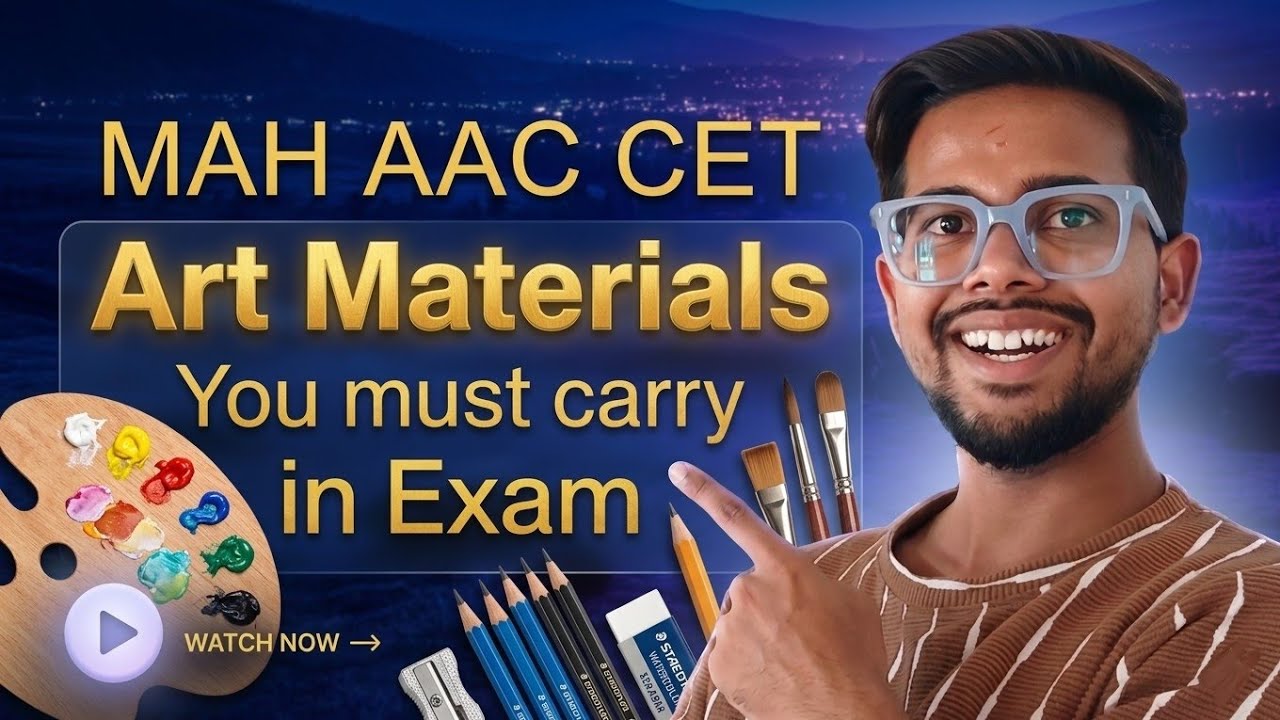 MAH AAC CET  Complete Material Checklist Subject-Wise! 