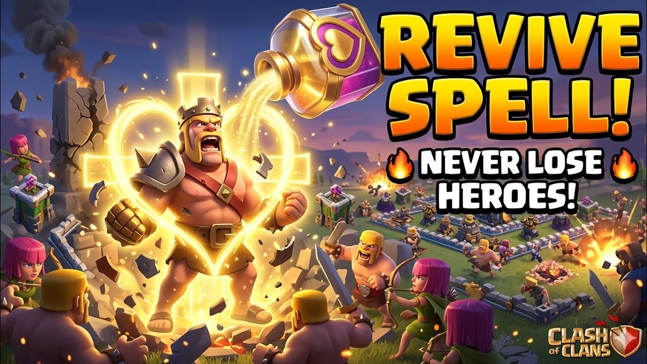 Revive Spell Kaise Use Kare? 😱 Clash of Clans Pro Strategy!