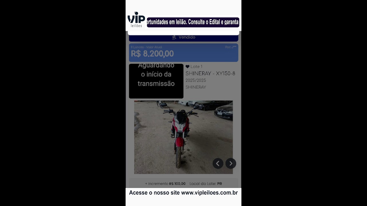 Vip Leilões convidou você