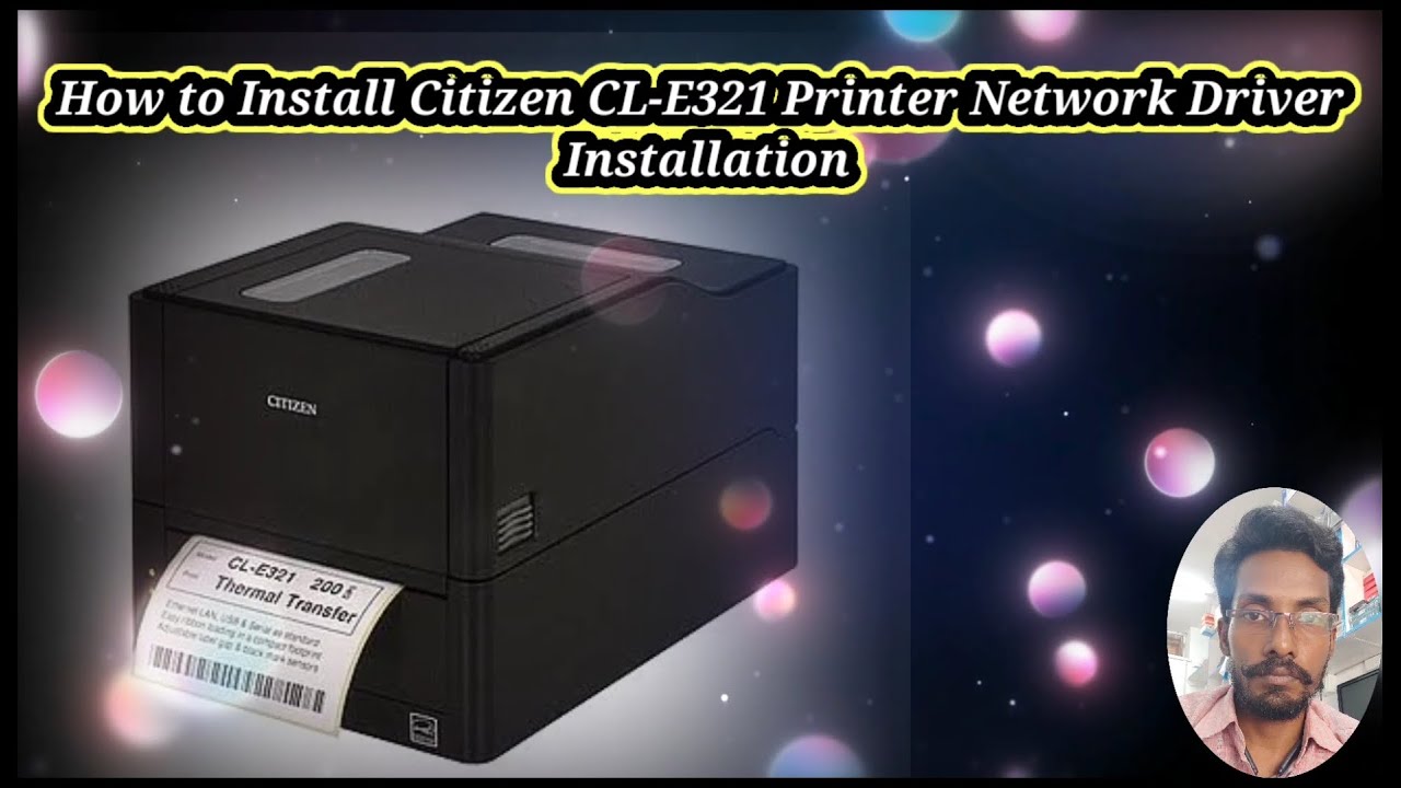 How to Install Citizen CL E-321 Printer Network Driver Installation full process | CL E -321