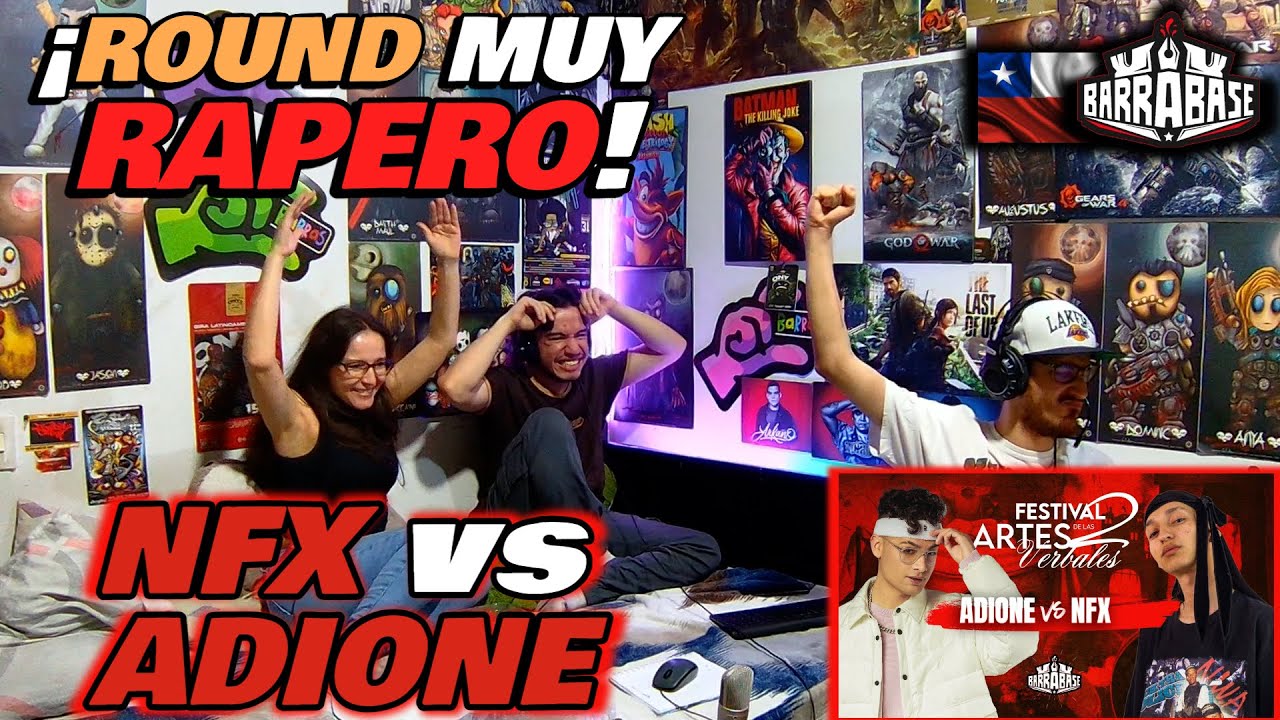 🔴COLOMBIANOS REACCIONAN a NFX vs ADIONE - ¡ROUND MUY RAPERO! [BARRABASE 2025]