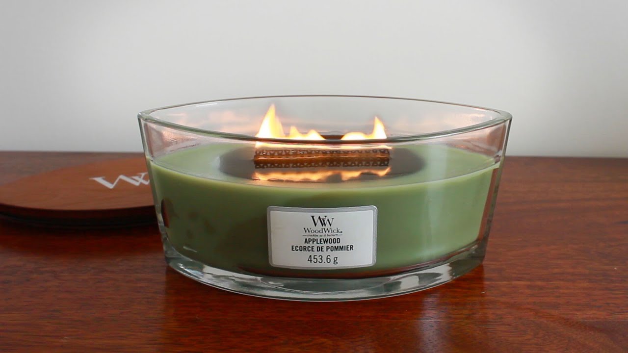 Woodwick Crackling Candle ASMR - 3DIO 1 Hour [No Talking] 🕯️