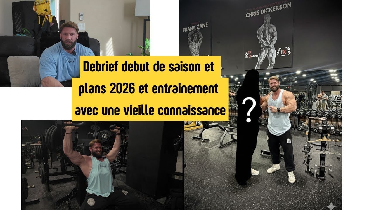 Debrief début de saison et plans 2026 et entraînement d’épaules avec une vielle connaissance 