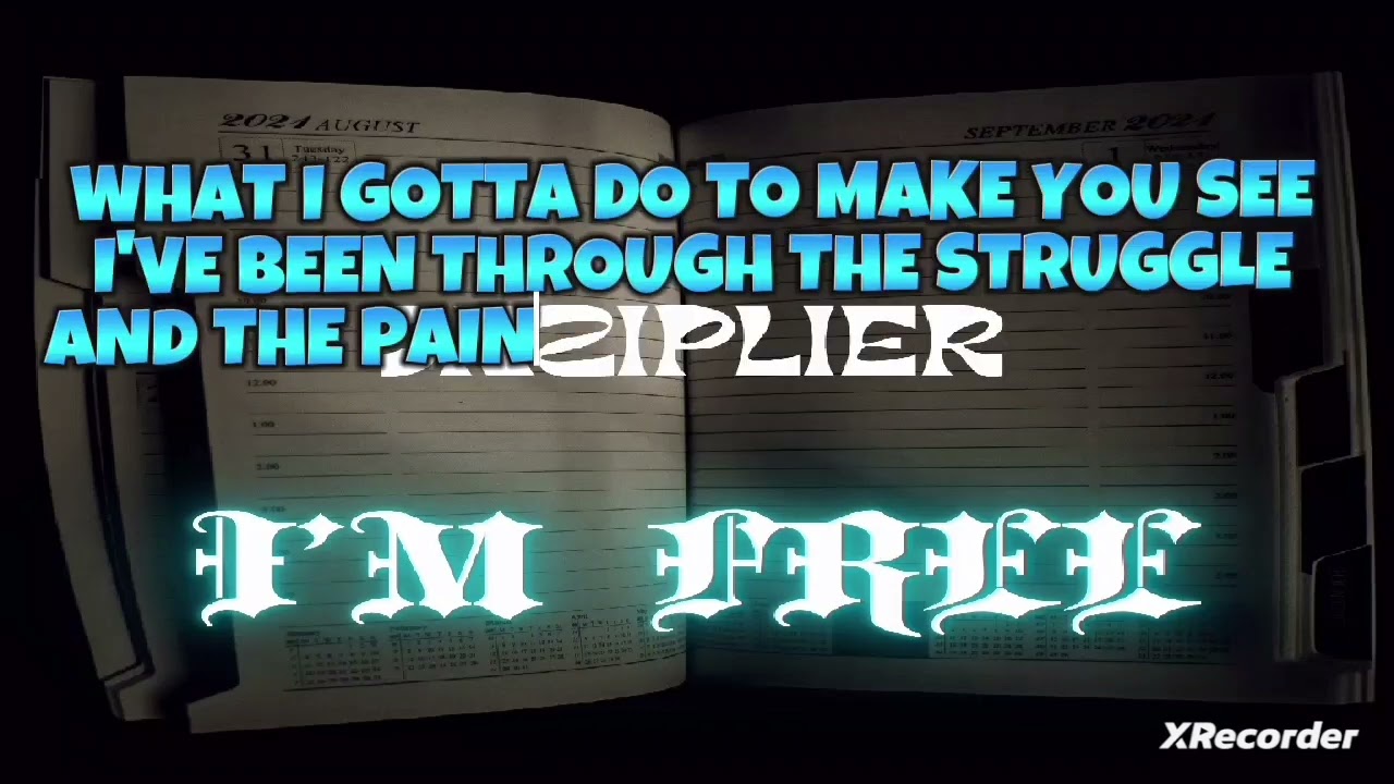 JAZIPLIER - I'M FREE[OFFICIAL LYRIC VIDEO]