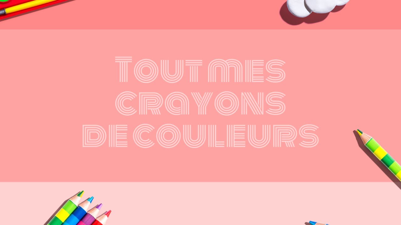 Coloriage / Tout mes crayons de couleurs