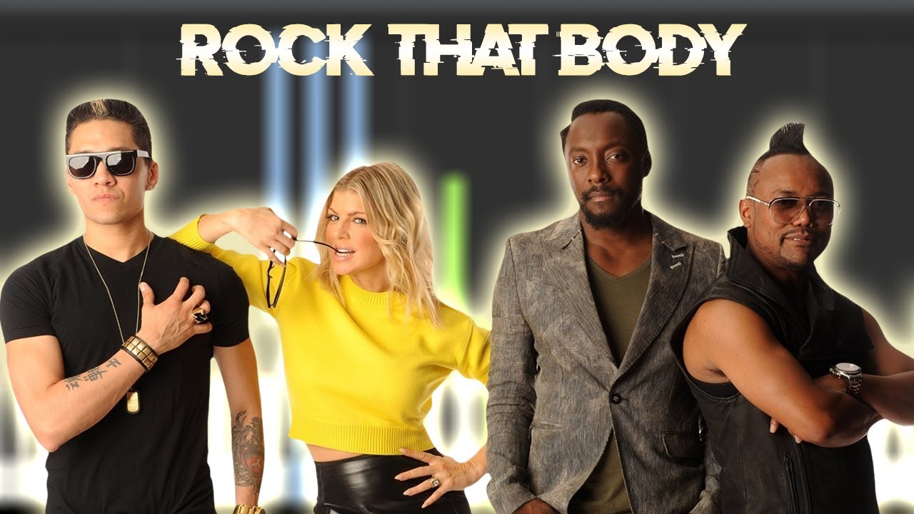The Black Eyed Peas - Rock That Body | Piano Tutorial / Partitura / MIDI