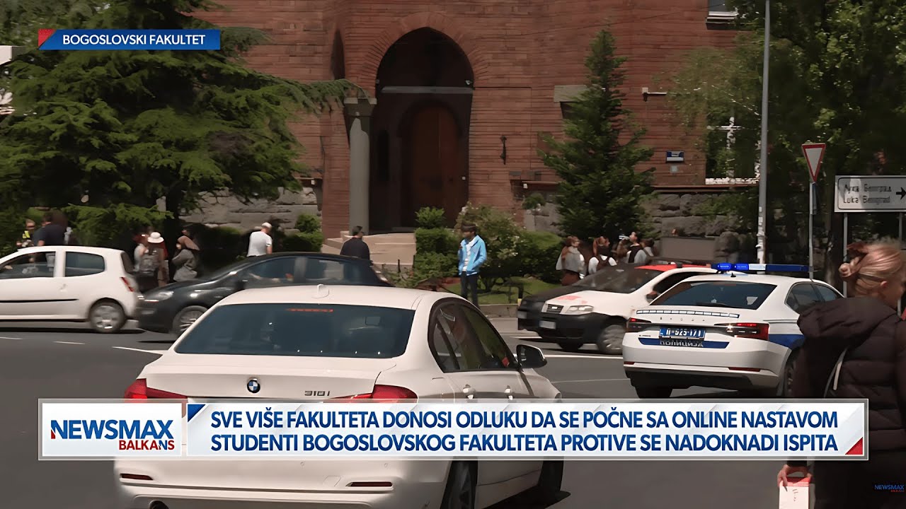 Blokirana zgrada Bogoslovskog fakulteta u Beogradu