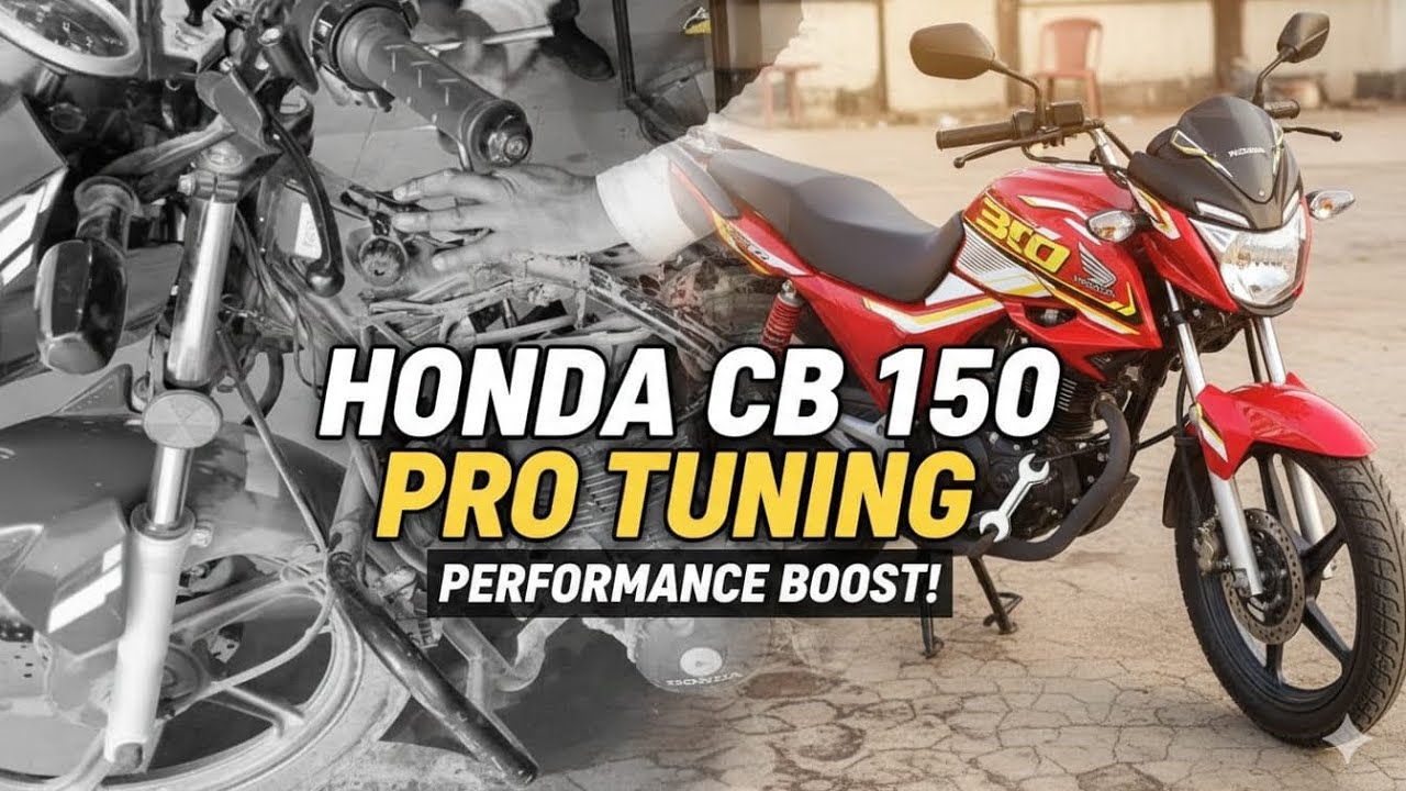 Honda CB 150 مکمل ٹوننگ | پاور، ایوریج اور اسمووتھ رائیڈ