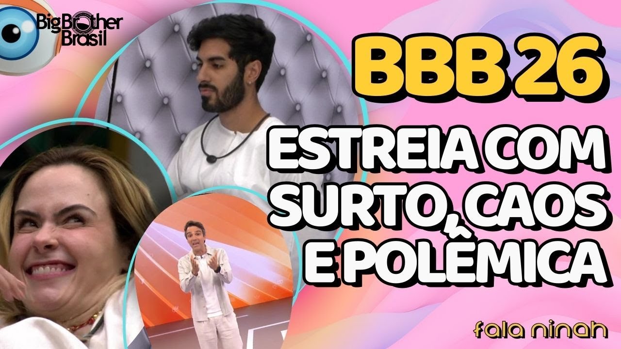 👁️ BBB26: POLÊMICA DE ESTREIA E CAOS, SURTO NO QUARTO BRANCO, CAMAROTE E VETERANOS PROMETEM E TRETAS