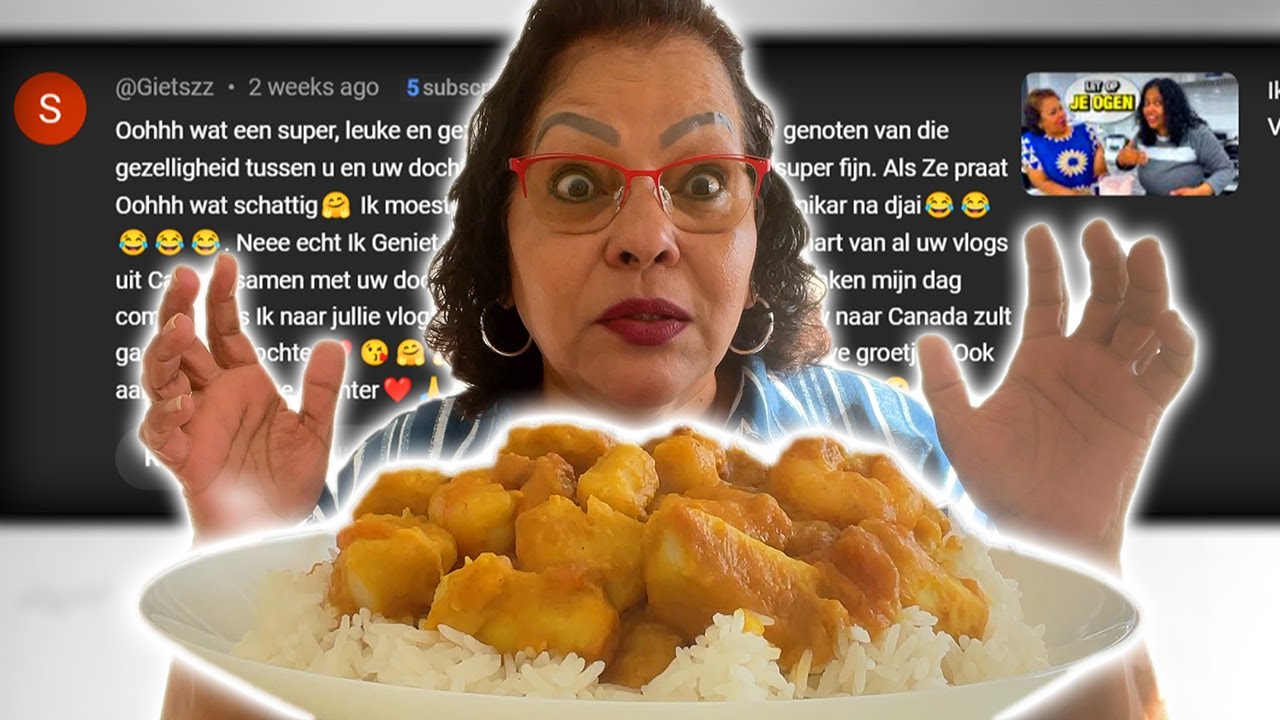 Vreselijk Wat Een Drama Om Niets - Garnalen Met Aroei In Masala Eten + Uw Berichten Lezen