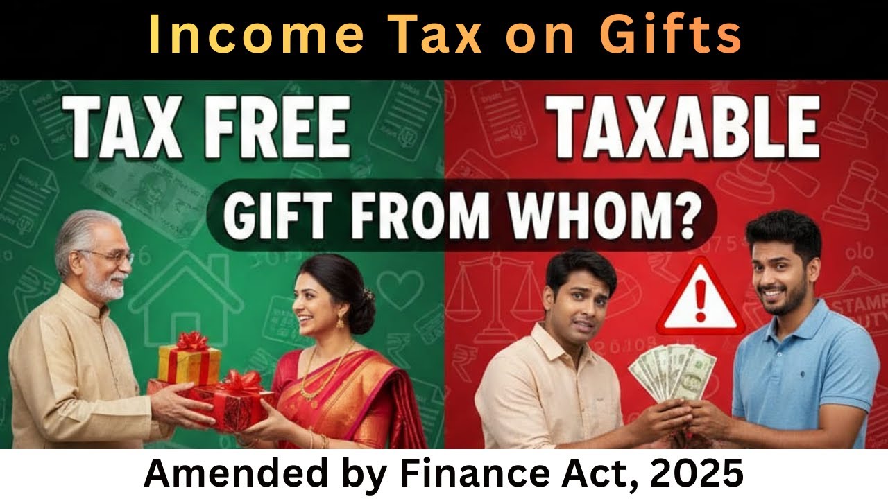 Income tax on Gift received| Tax planning through Gift| Gift from relative/ non relative|