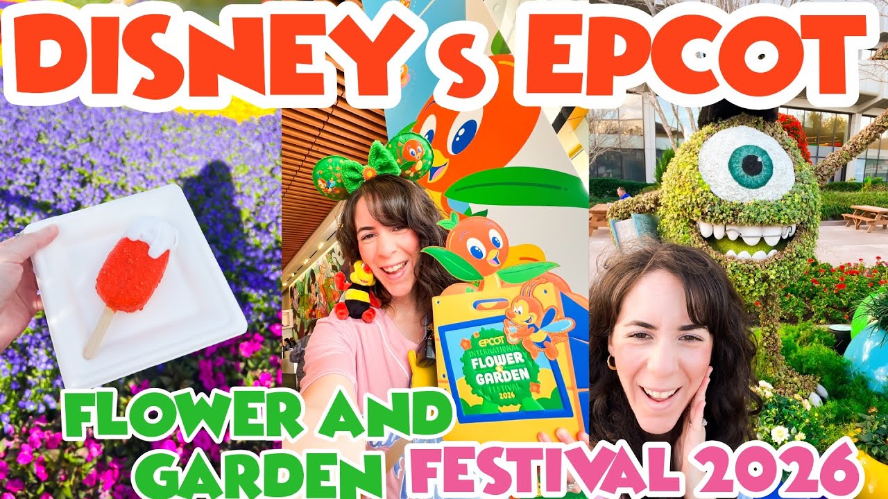 Disney’s EPCOT FLOWER & GARDEN FESTIVAL 2026 | Merch, Food, Garden! | Disney Parks
