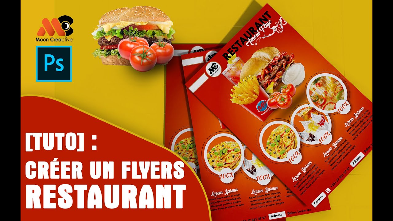 [TUTO] CREER UNE AFFICHE RESTAURANT SUR PHOTOSHOP