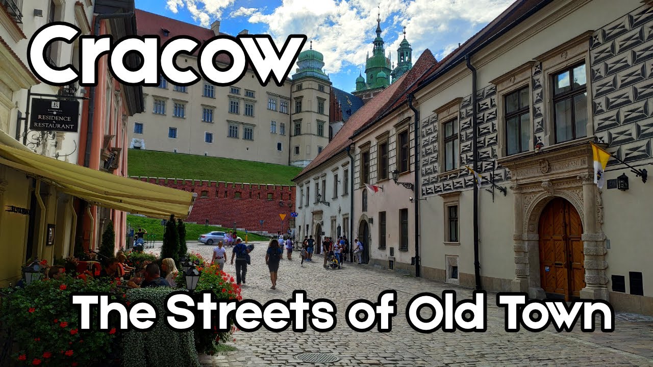 Cracow, Poland - The streets of The Old Town - walking tour - September 2020 | 4K