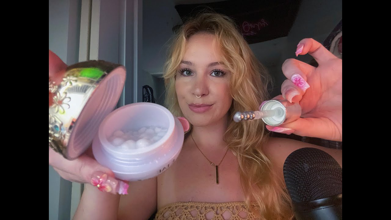 Master Tingles ASMR | Eye serum & moisturizer pearls