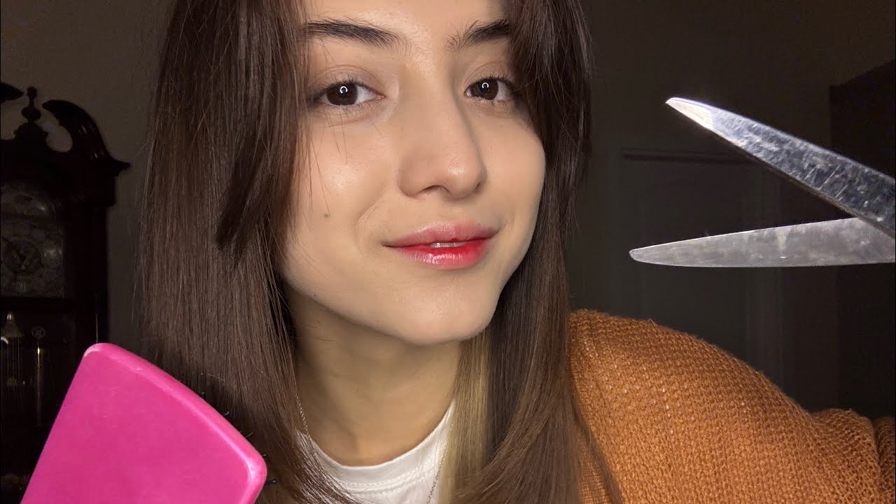 ASMR| Personal Haircut and Hair Treatment. Realistic sounds | Shampoo | Scissors sounds *soft spoken