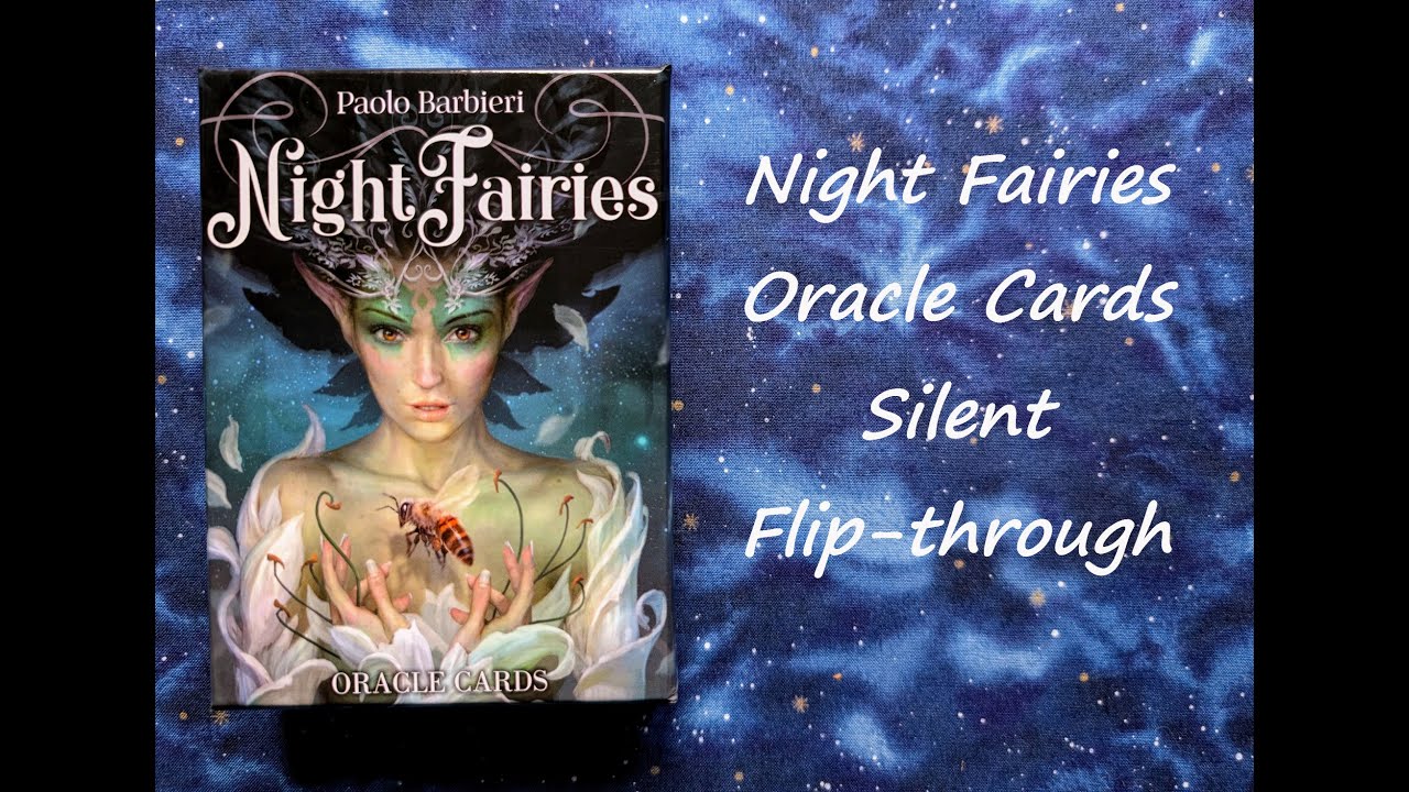 Night Fairies Oracle Cards - Silent Flip-through