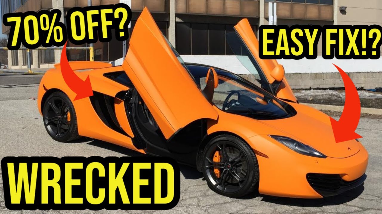 IAA: I found a Cheap Salvage McLaren + 911 at Auction *Rebuild Project* Copart Walk-Around