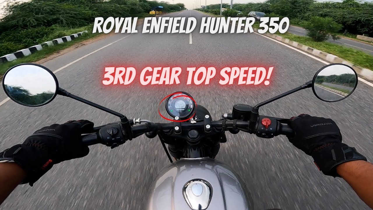 2022 Royal Enfield Hunter 350 Highway Ride Review|3rd Gear Top Speed| Pure Engine Sound&Fun To Ride🤩