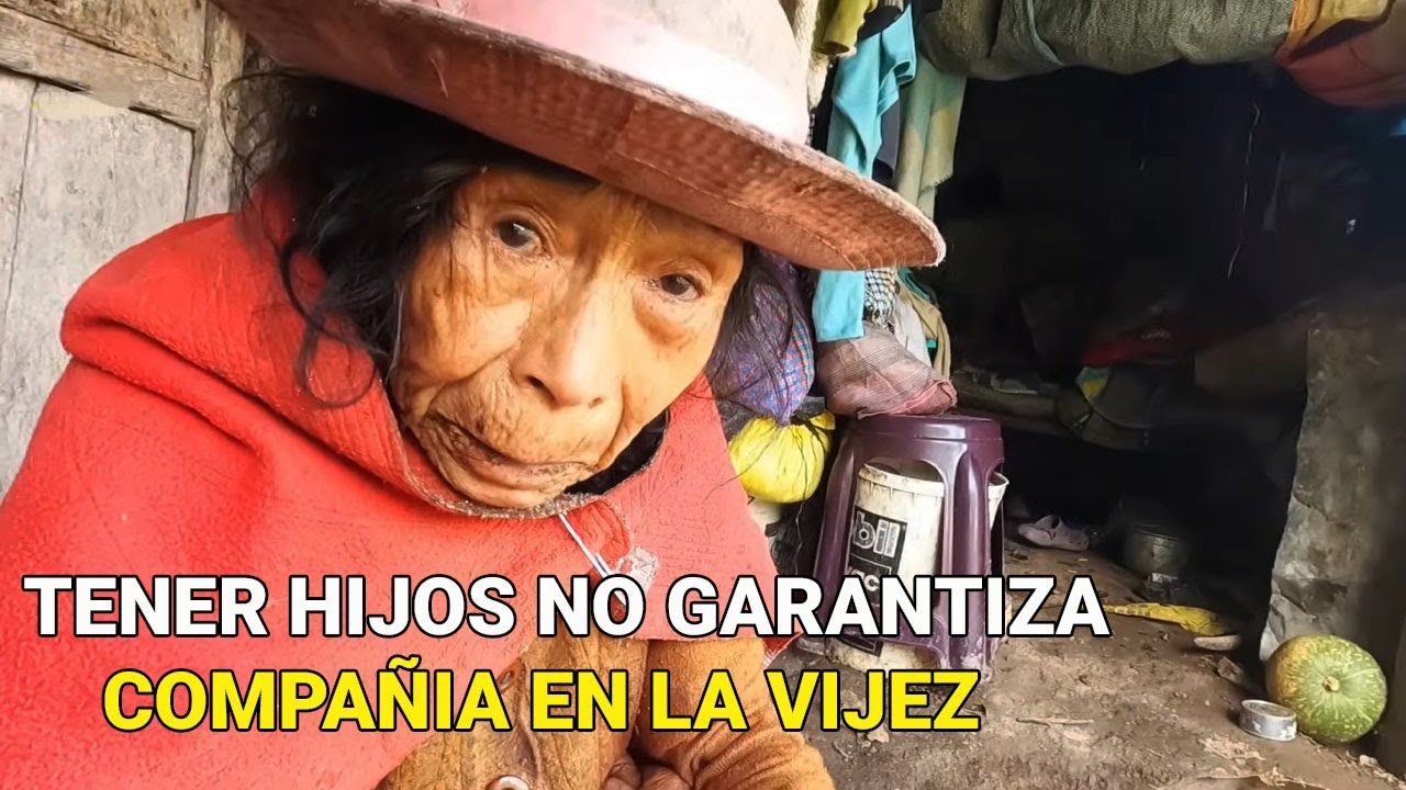 “Mis hijos solo vienen a verme una vez al año 😔”