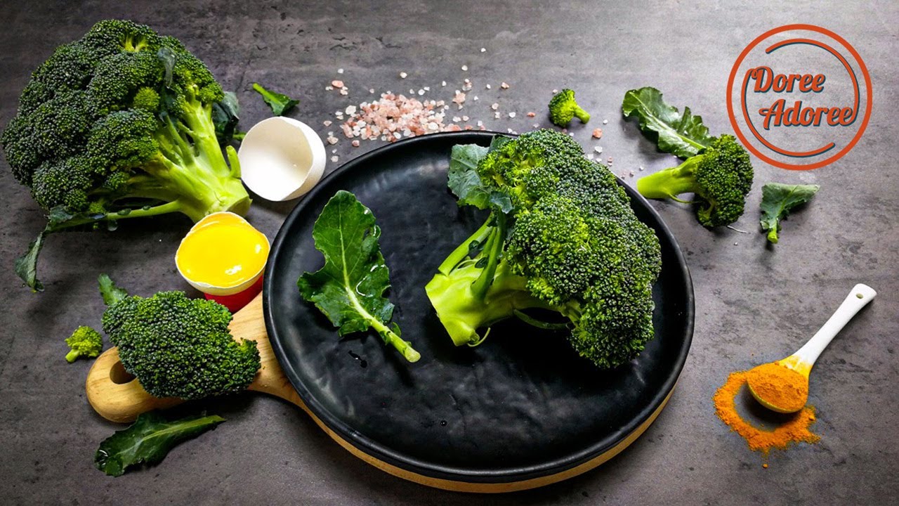 Broccoli omelet 🥦 You couldn't believe broccoli could taste this good😋