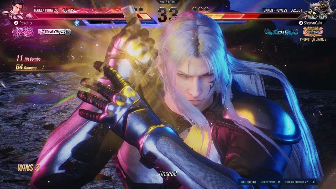 TEKKEN8 God of destruction CLAUDIO match