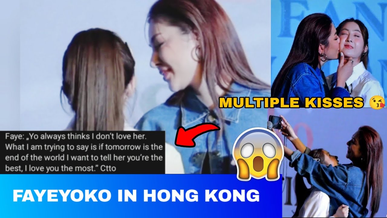FAYE SAID YO ALWAYS THINKS THAT SHE DON'T LOVE HER #fayeyokoinhongkong#blanktheseries