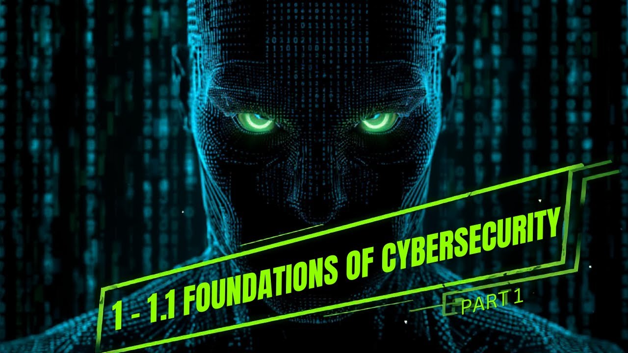 Cybersecurity Foundations Part 1 | Lesson 1.1 – Basics of Cybersecurity Explained1