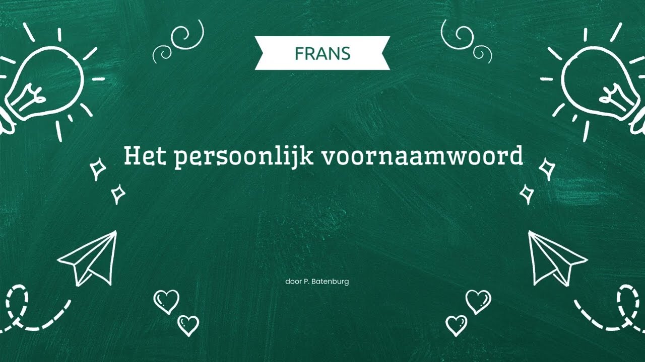 Persoonlijk voornaamwoord (Franse grammatica)