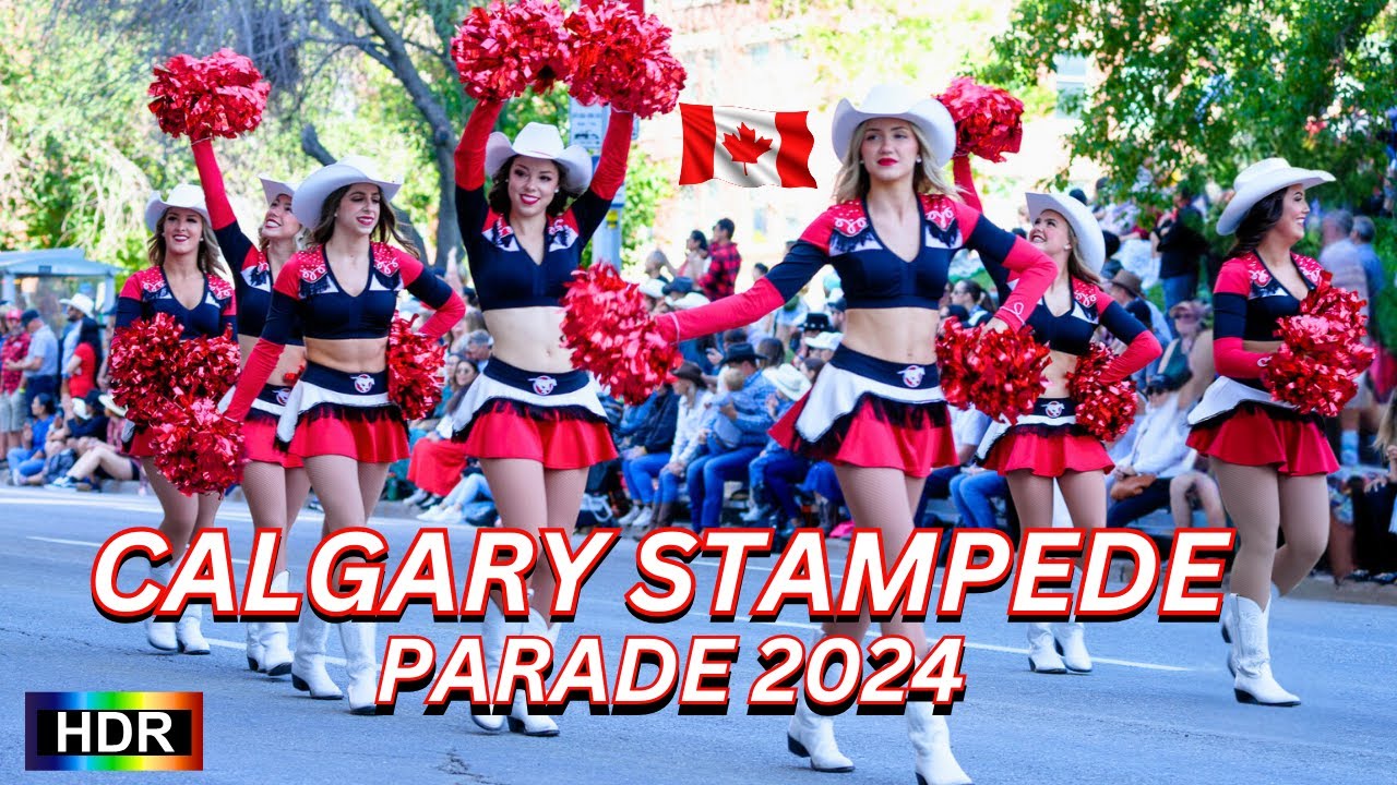 Calgary Stampede Parade 2024 - Calgary Alberta Canada (4k hdr 60fps)