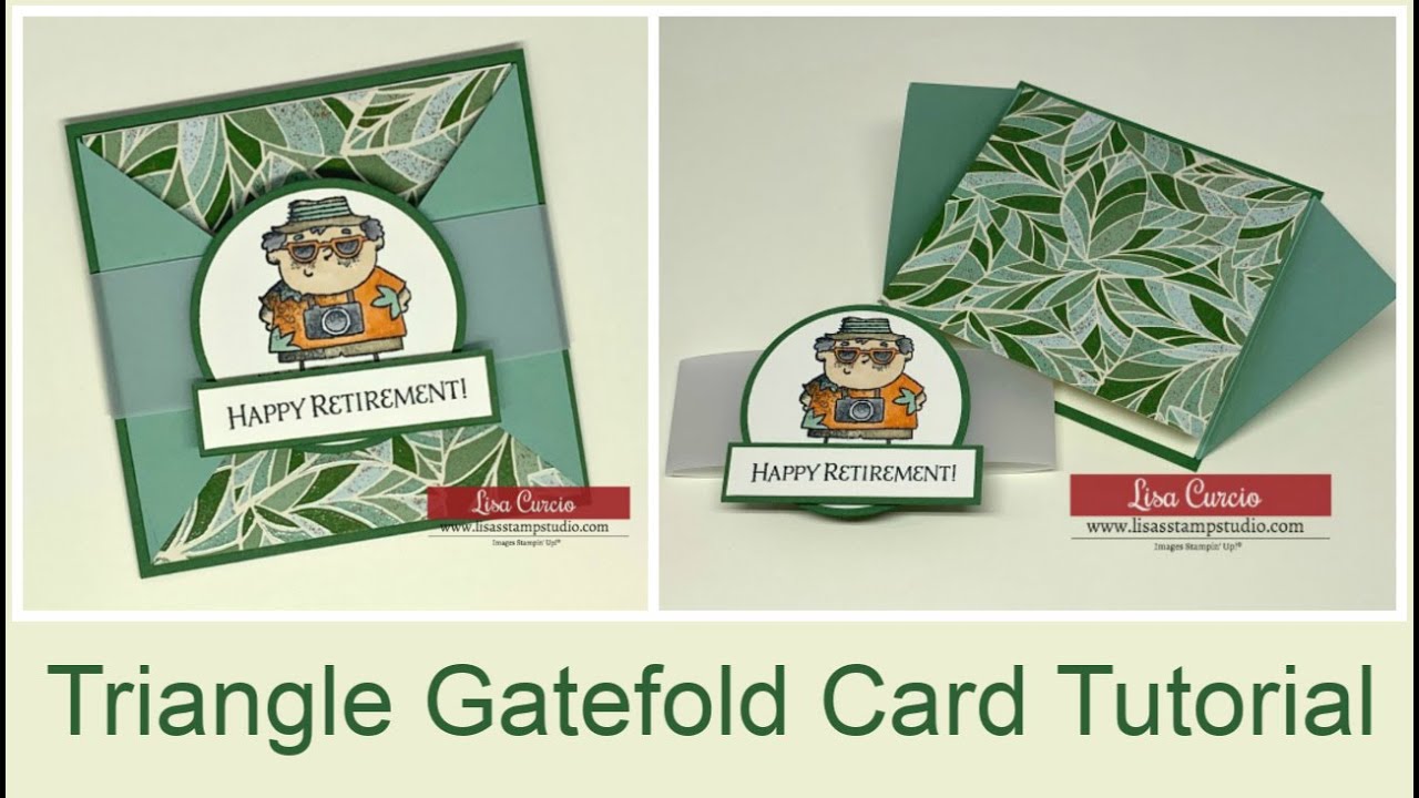 How to Make a Unique Triangle Gatefold Card | Fun Fold Card Series