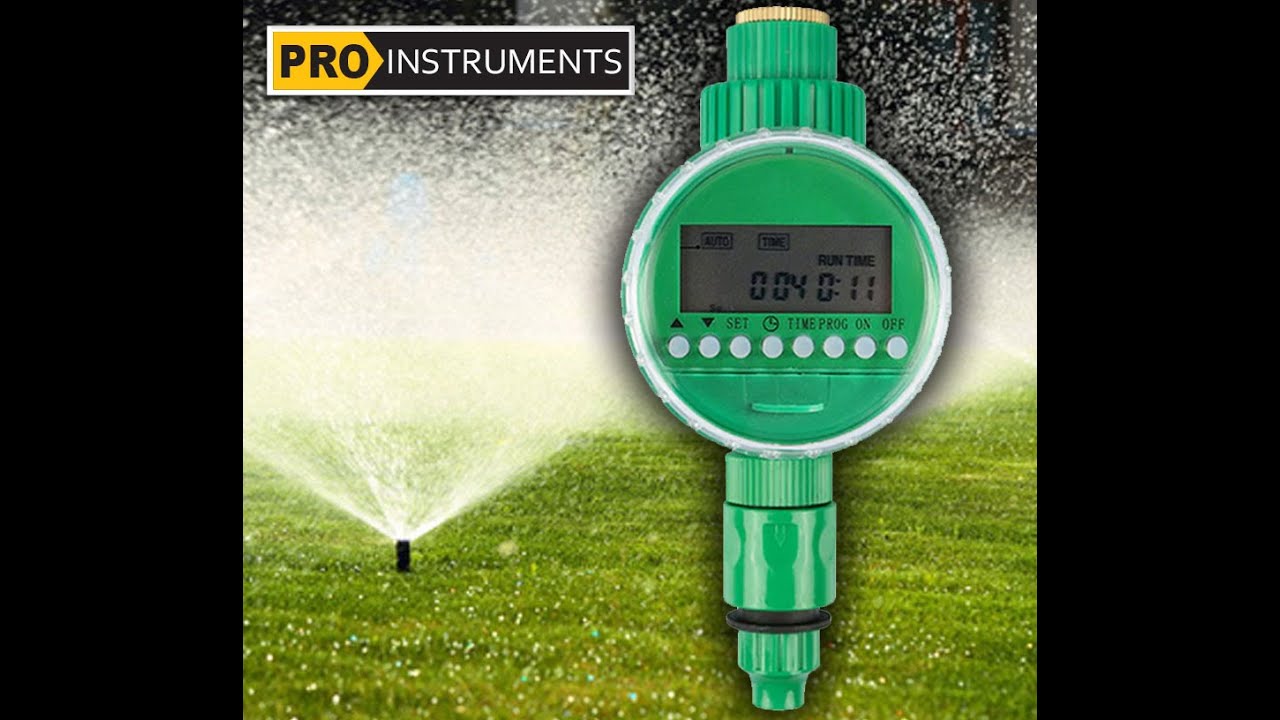 Válvula Con Temporizador De Riego - Pro Instruments - Control Digital
