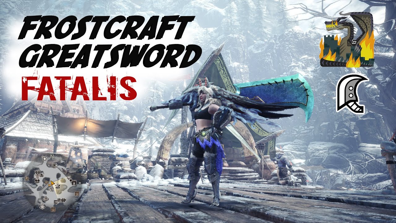 HIT AND RUN !! FATALIS Frostcraft Great Sword Monster Hunter: World