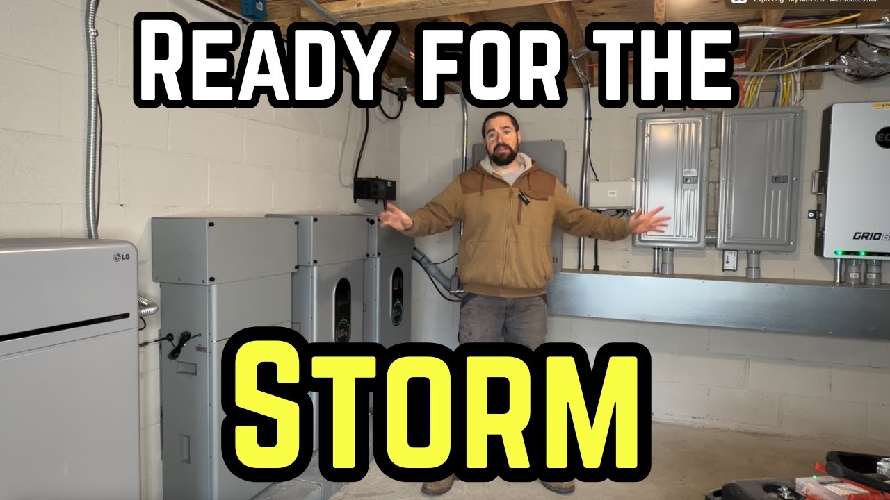 Preparing for a Severe Ice Storm & Power Outages | Solar, Batteries, Generator Backup