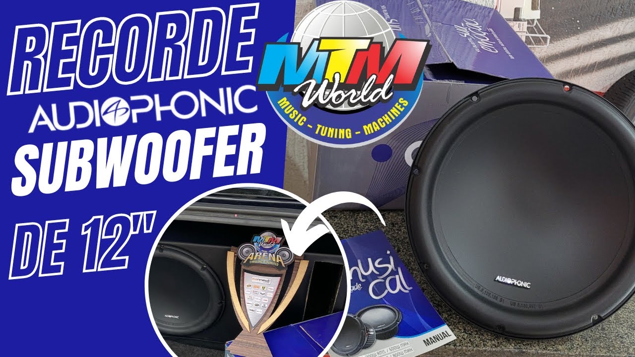 CAMPEONATO DE SOM SPL RECORDE - SUB AUDIOPHONIC CLUB 12 “ 400wrms EVENTO DA MTM BRASIL BALADACAR