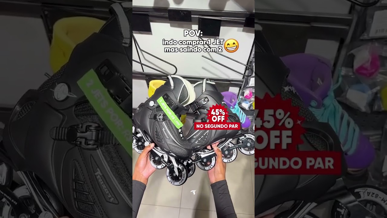 Patins + Promo&ccedil;&atilde;o = Presente perfeito do dia dos namorados! 🥰💕#traxart #patins